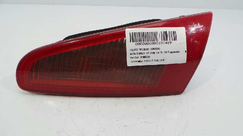 ALFA ROMEO 147 2 generation (2004-2010) Rear Right Taillight Lamp 60693791,60693791 19192859