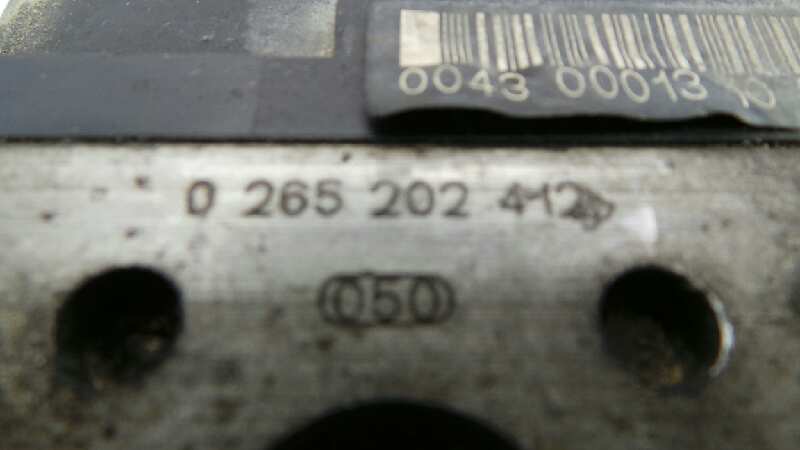 MERCEDES-BENZ A-Class W168 (1997-2004) ABS pumpe 0265202412, 0265202412, 0265202412 19222027