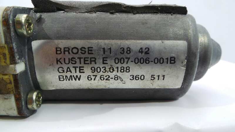 BMW 5 Series E39 (1995-2004) Aizmugurējo labo durvju loga vadības motorīts 67628360511, 67628360511, 67628360511 19241559