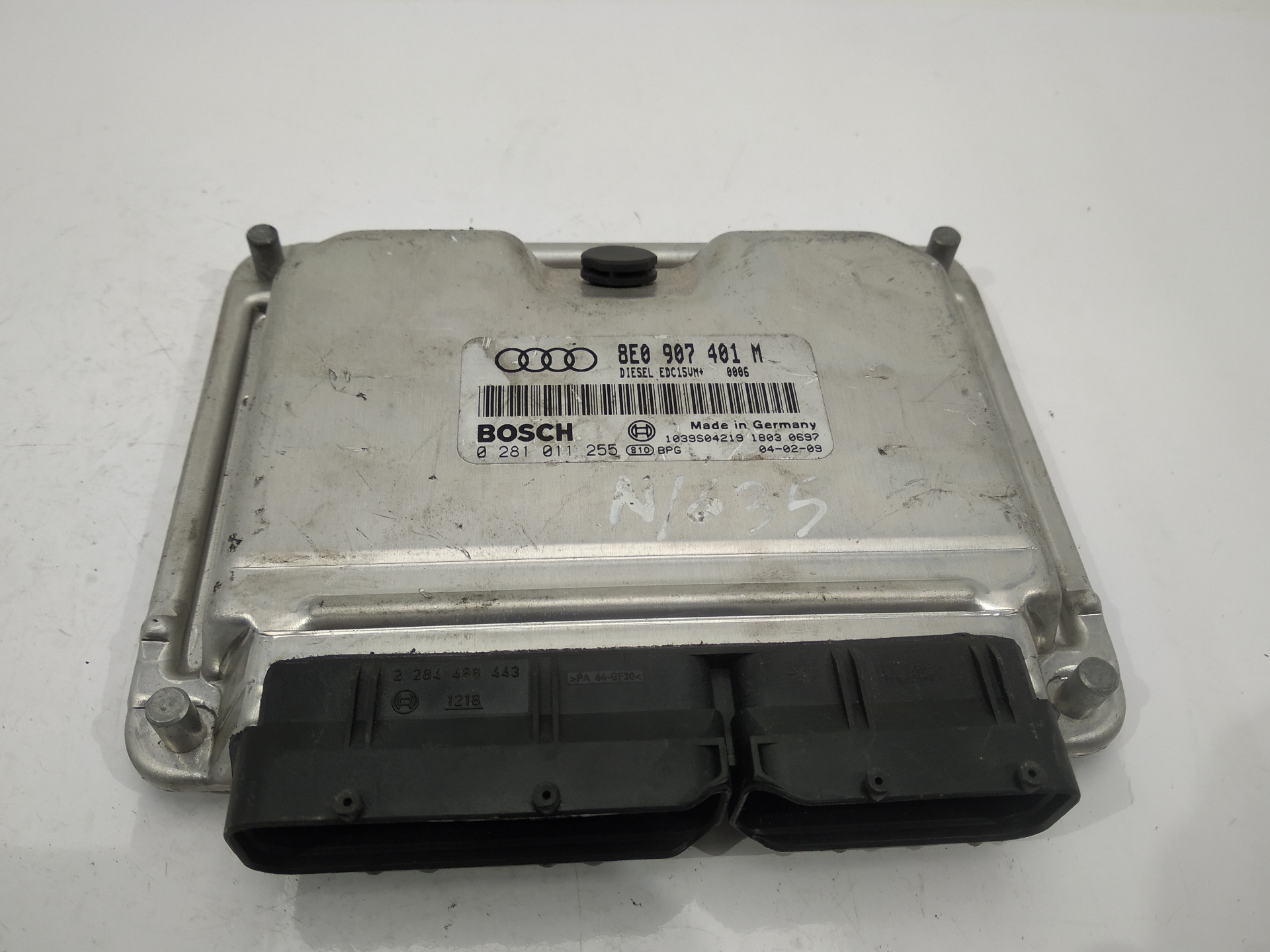 AUDI A4 B7/8E (2004-2008) Engine Control Unit ECU 0281011255, 0281011255, 0281011255 24513956