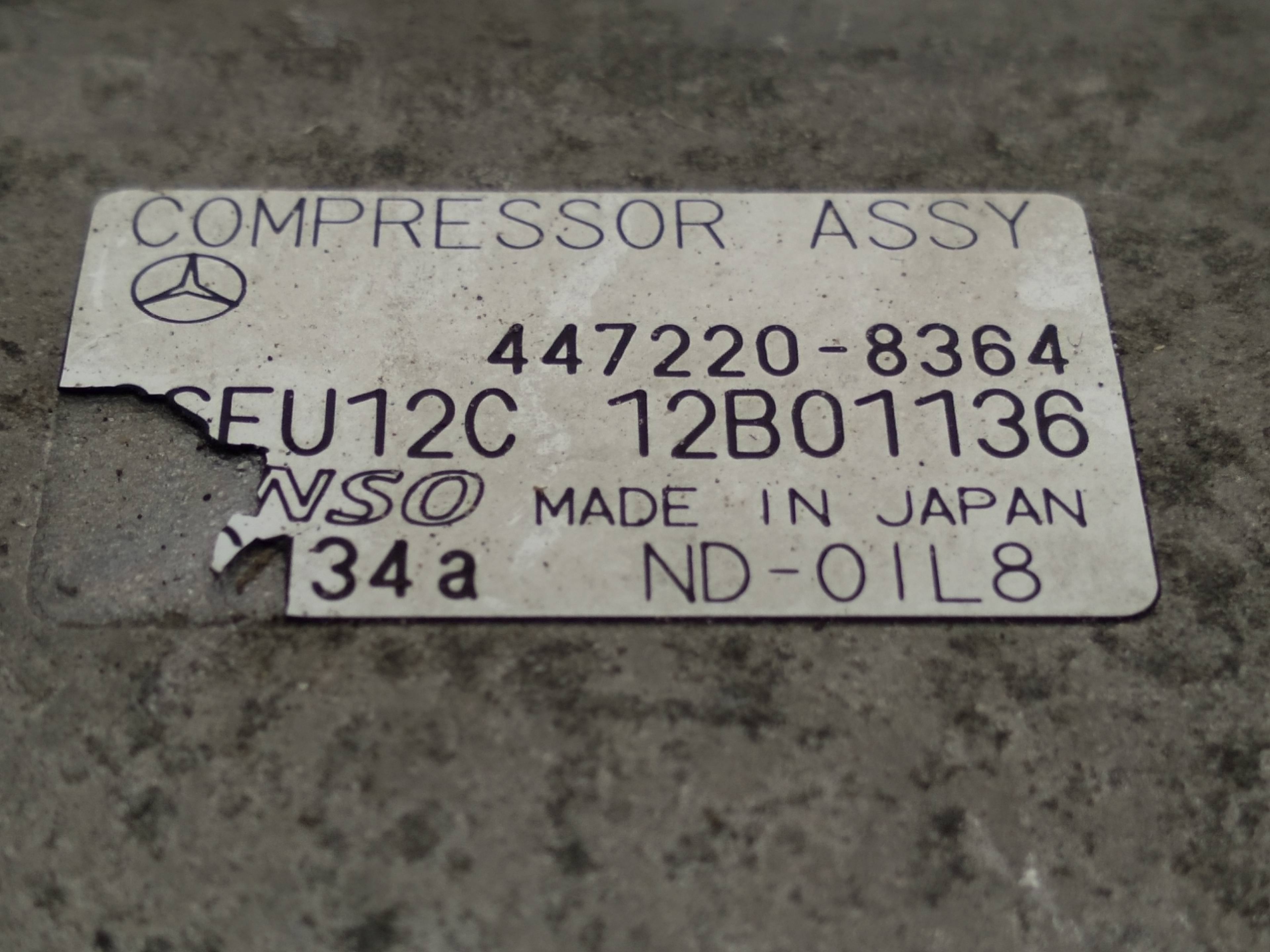 MERCEDES-BENZ A-Class W168 (1997-2004) Hасос кондиционера 4472208364, 4472208364, 4472208364 19334608