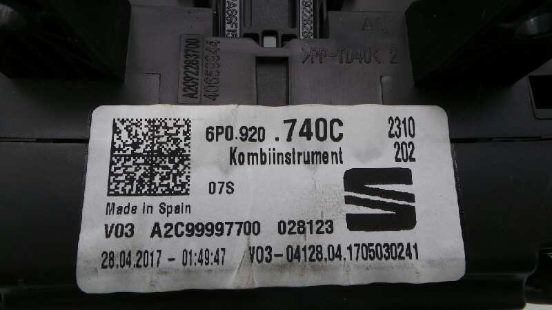 SEAT Alhambra 2 generation (2010-2021) Спидометр 6P0920740C, 6P0920740C 19285849