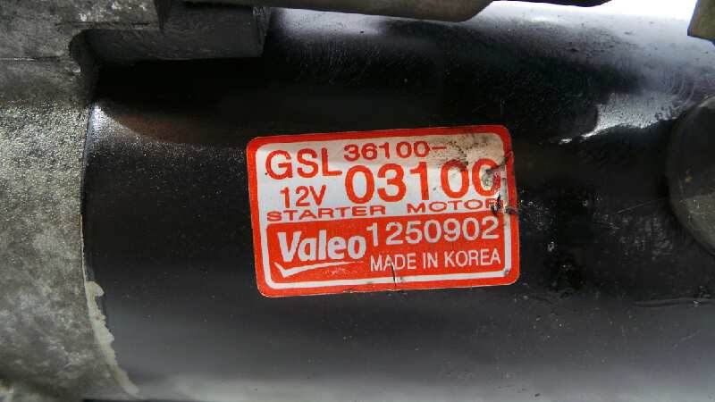 HYUNDAI i20 PB (1 generation) (2008-2014) Стартер 1250902, 1250902 19185522