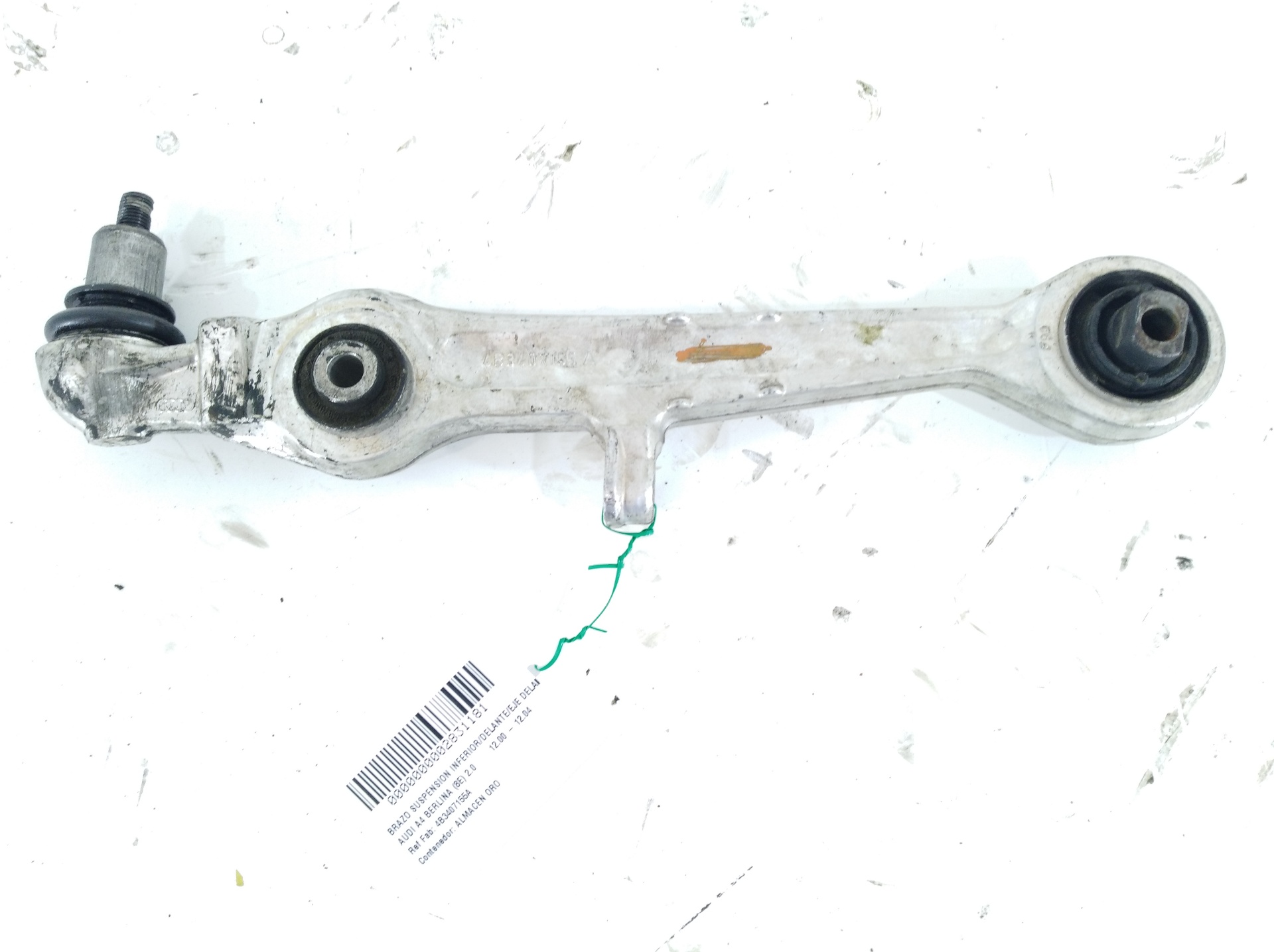 AUDI A4 B6/8E (2000-2005) Anden del 4B3407155A 25298041