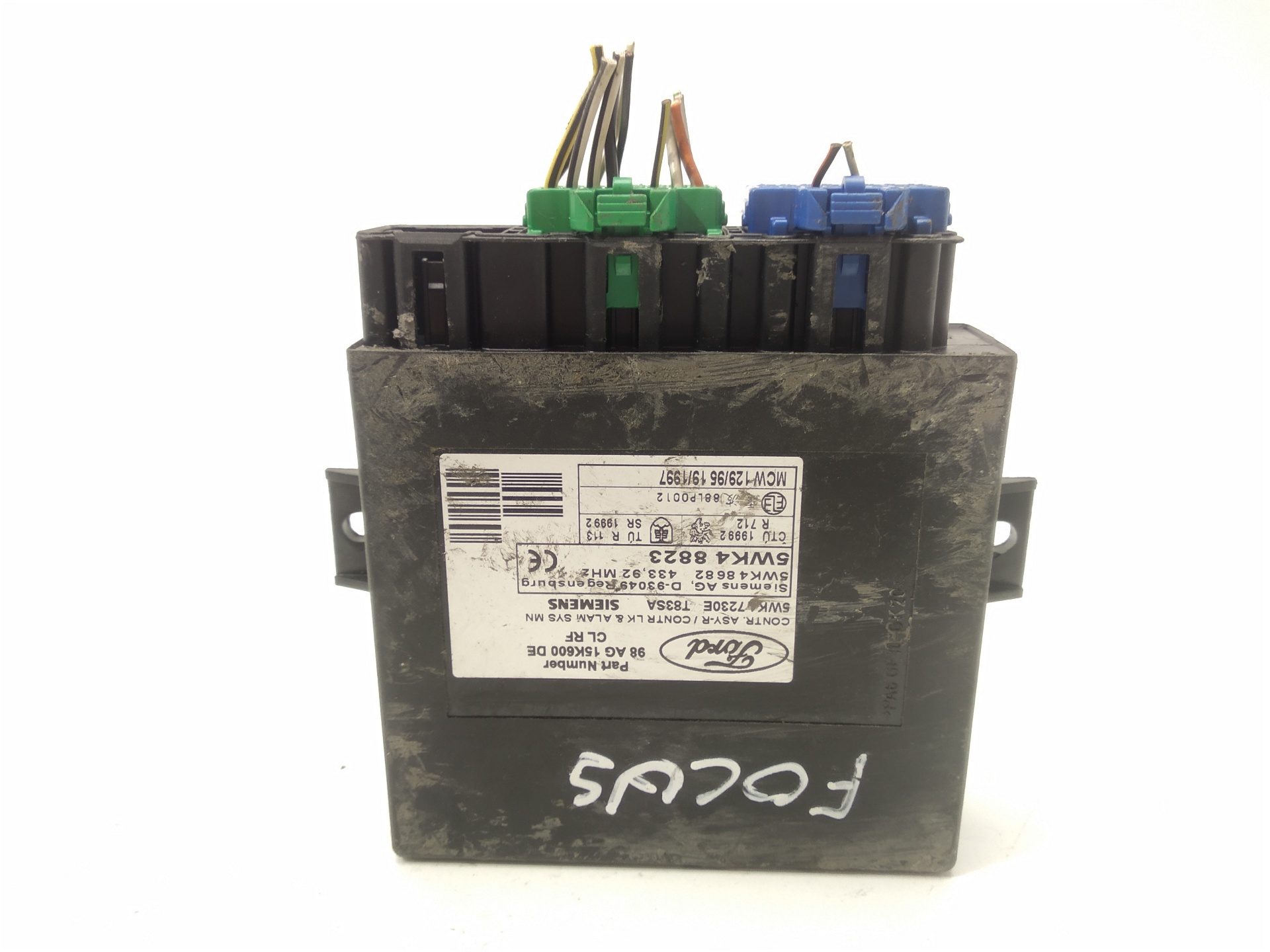 FORD Focus 1 generation (1998-2010) Other Control Units 98AG15K600DE, 98AG15K600DE, 98AG15K600DE 24513505