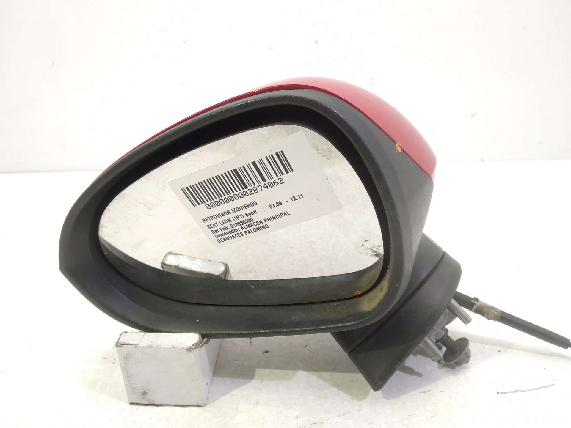 SEAT Leon 2 generation (2005-2012) Left Side Wing Mirror 212836399 25304344