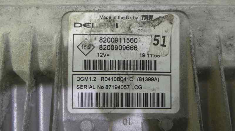 RENAULT Clio 3 generation (2005-2012) Engine Control Unit ECU 8200911560 19118949