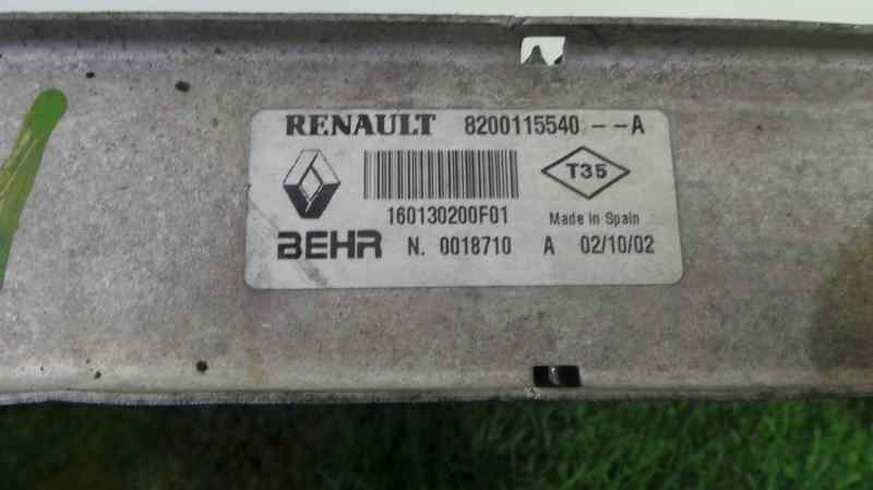 RENAULT Megane 2 generation (2002-2012) Radiateur de refroidisseur intermédiaire 8200115540C 19087119