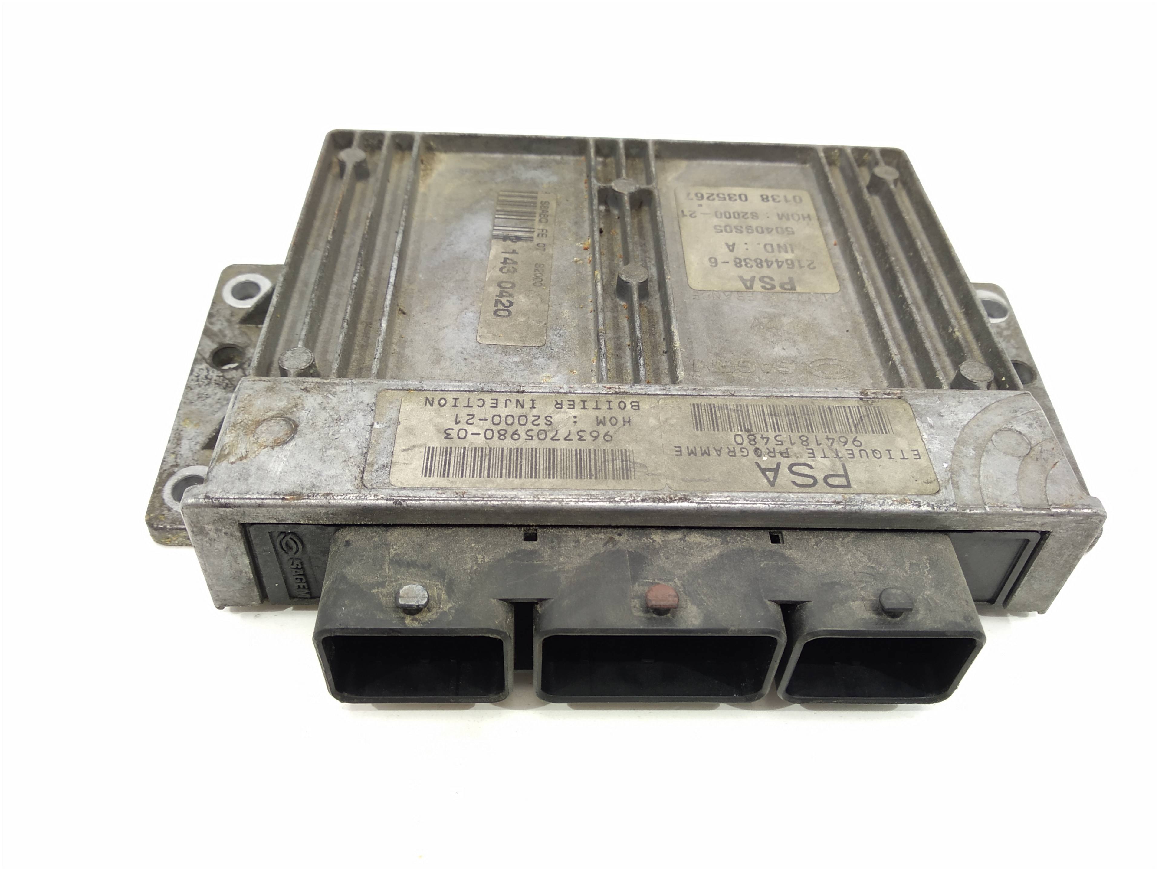 CITROËN Saxo 2 generation (1996-2004) Engine Control Unit ECU 9637705980, 9637705980, 9637705980 19304771