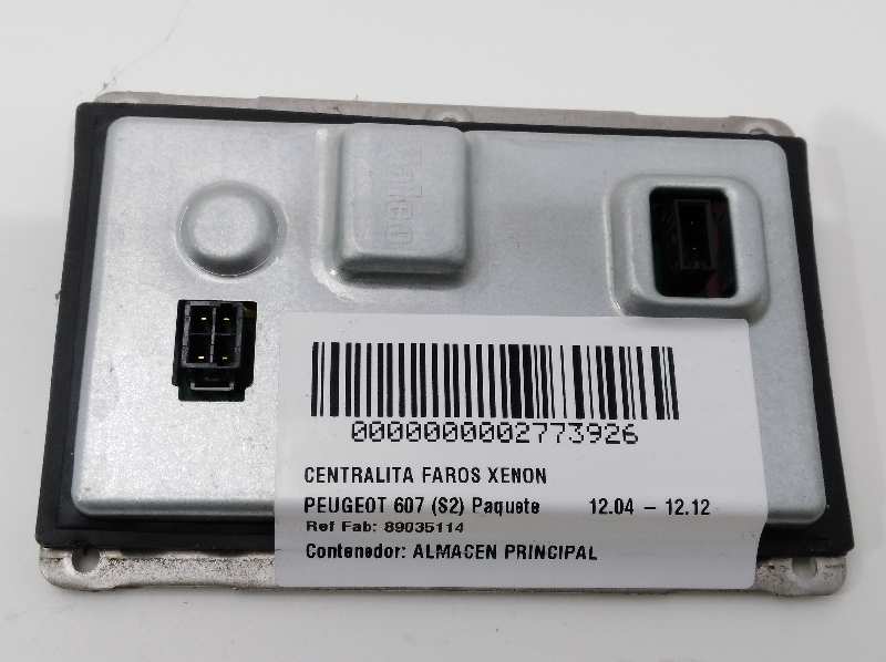 PEUGEOT 607 1 generation (2000-2008) Блок розжига ксенона 89035114, 89035114, 89035114 19271889