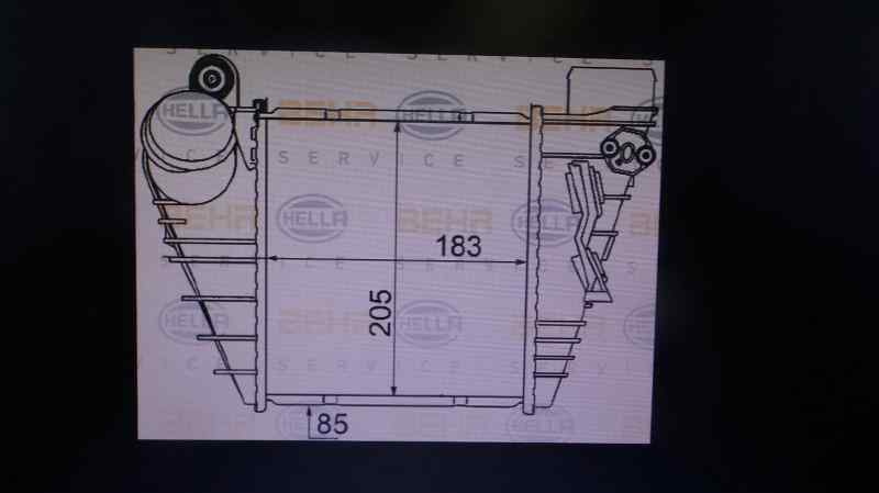 SKODA Fabia 6Y (1999-2007) Радиатор интеркулера 1J0145803G 19089549