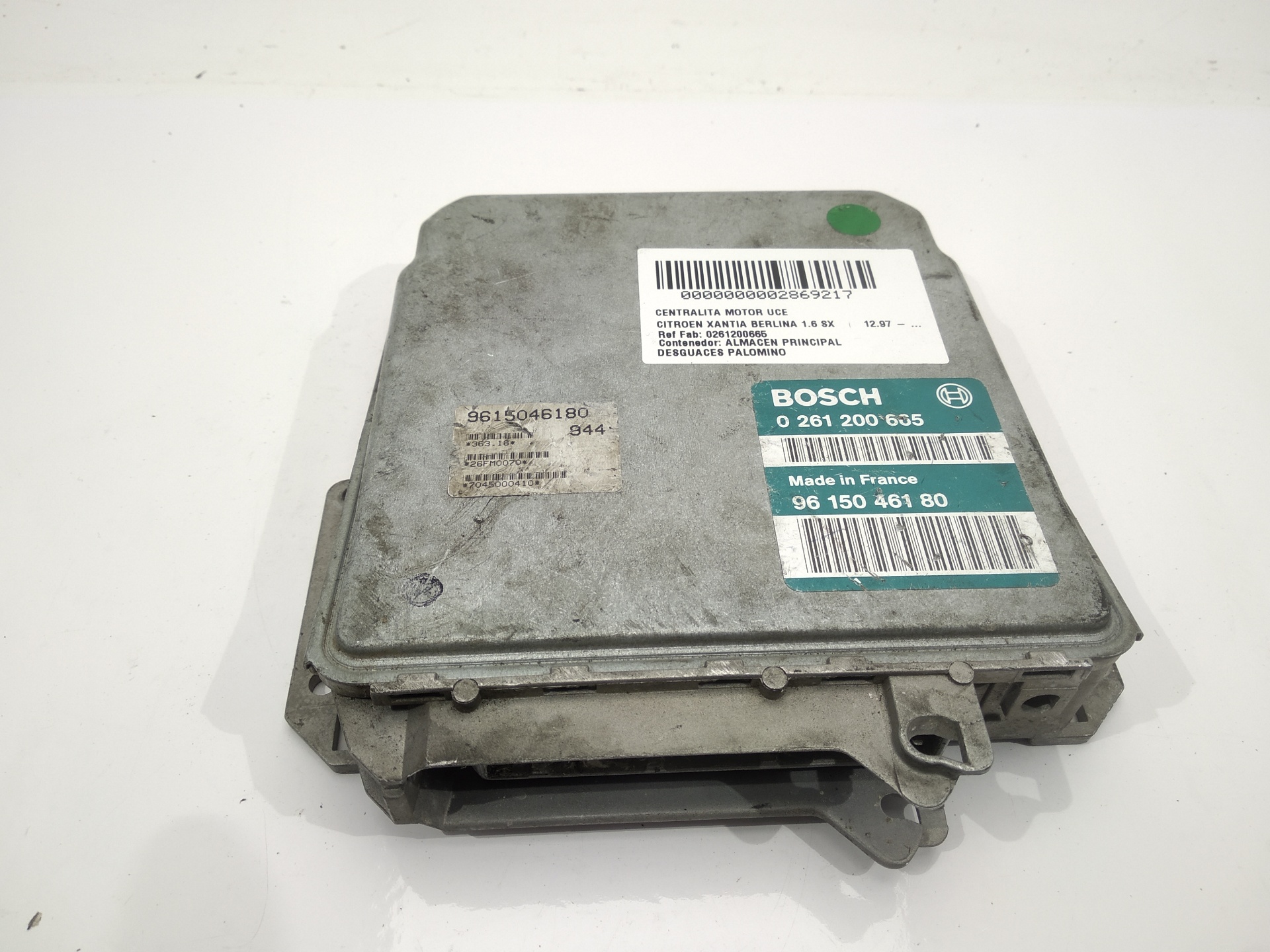 CITROËN Xantia X1 (1993-1998) Motorkontrollenhet ECU 0261200665, 0261200665, 0261200665 24017921