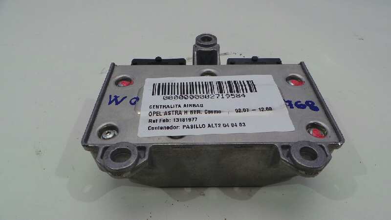 OPEL Astra J (2009-2020) SRS vadības bloks 13181977, 13181977, 13181977 19211185