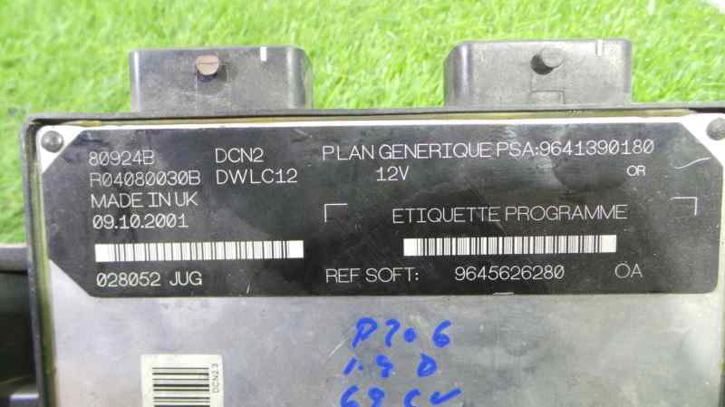 PEUGEOT 206 1 generation (1998-2009) Блок управления двигателем 9641390180, 9641390180, 9641390180 24662218