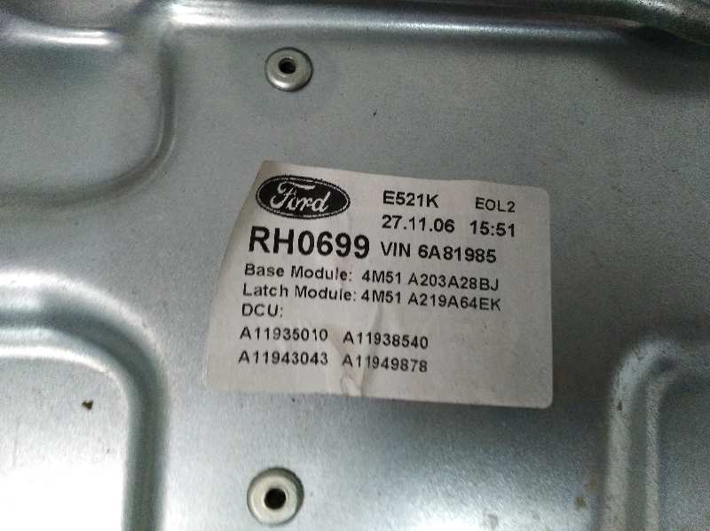FORD Focus 2 generation (2004-2011) Front Right Door Window Regulator 4M51A045H16A, 4M51A045H16A 19276438