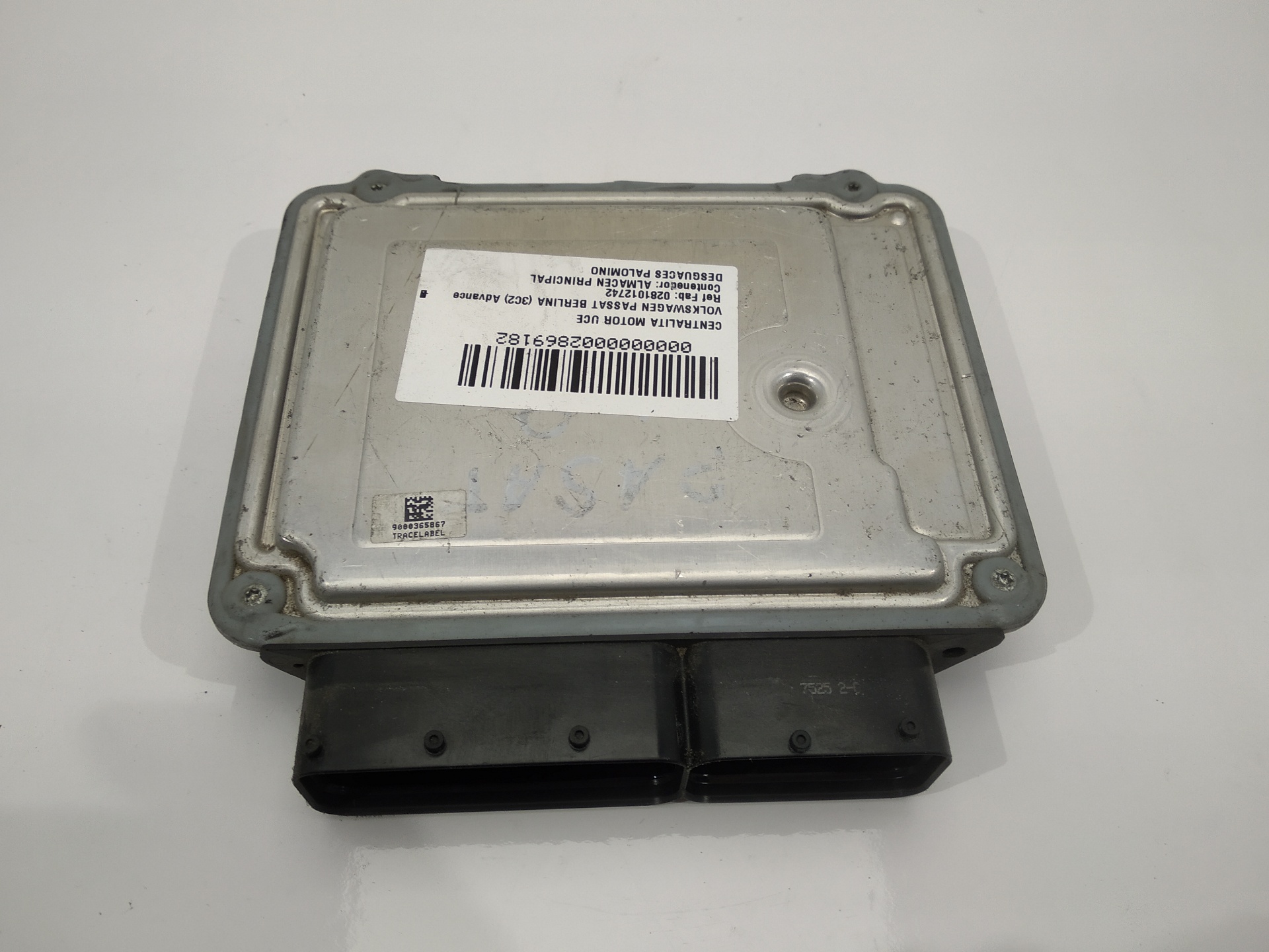 VOLKSWAGEN Passat B6 (2005-2010) Unitate de control motor 0281012742, 0281012742, 0281012742 24018229