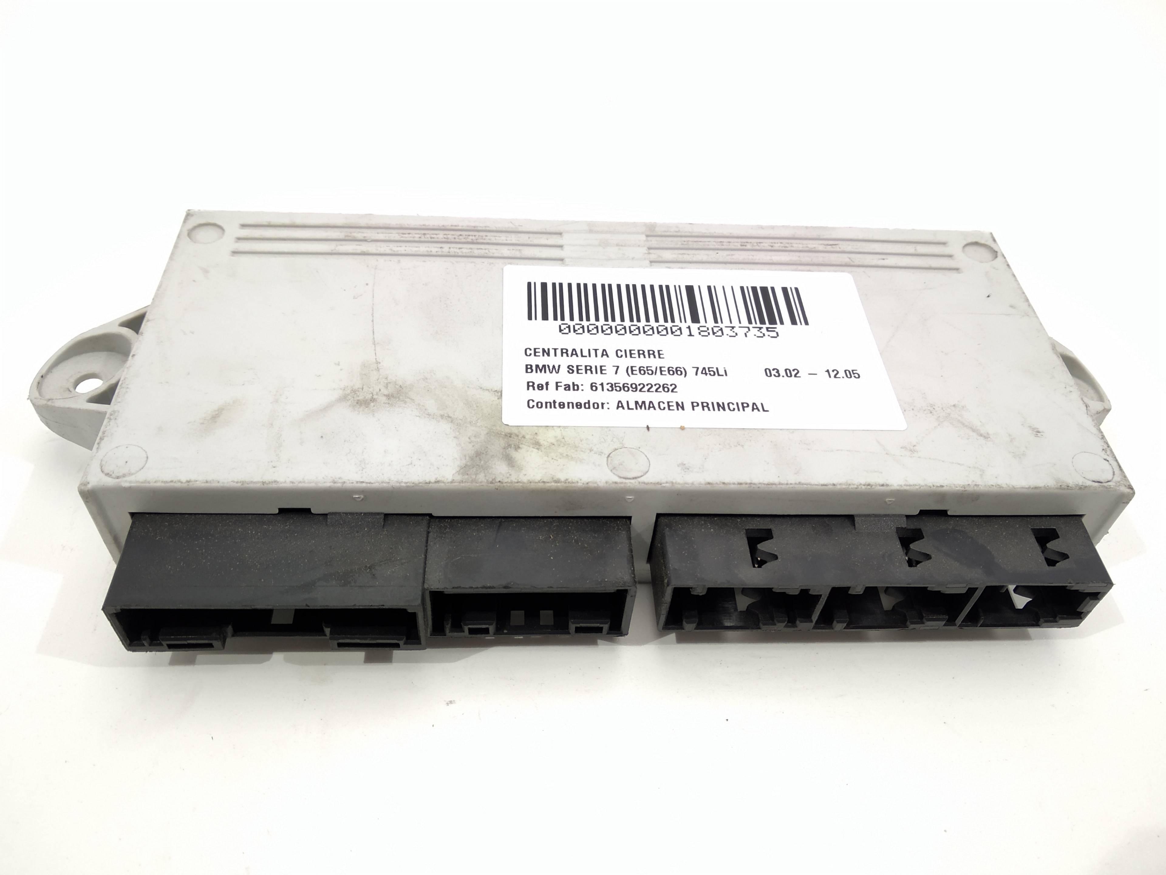 BMW 7 Series E65/E66 (2001-2008) Other Control Units 61356922262,61356922262,61356922262 19097134