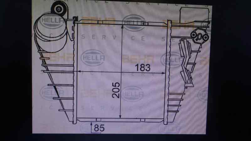 SEAT Leon 1 generation (1999-2005) Intercooler Kylare 1J0145803F 19097954