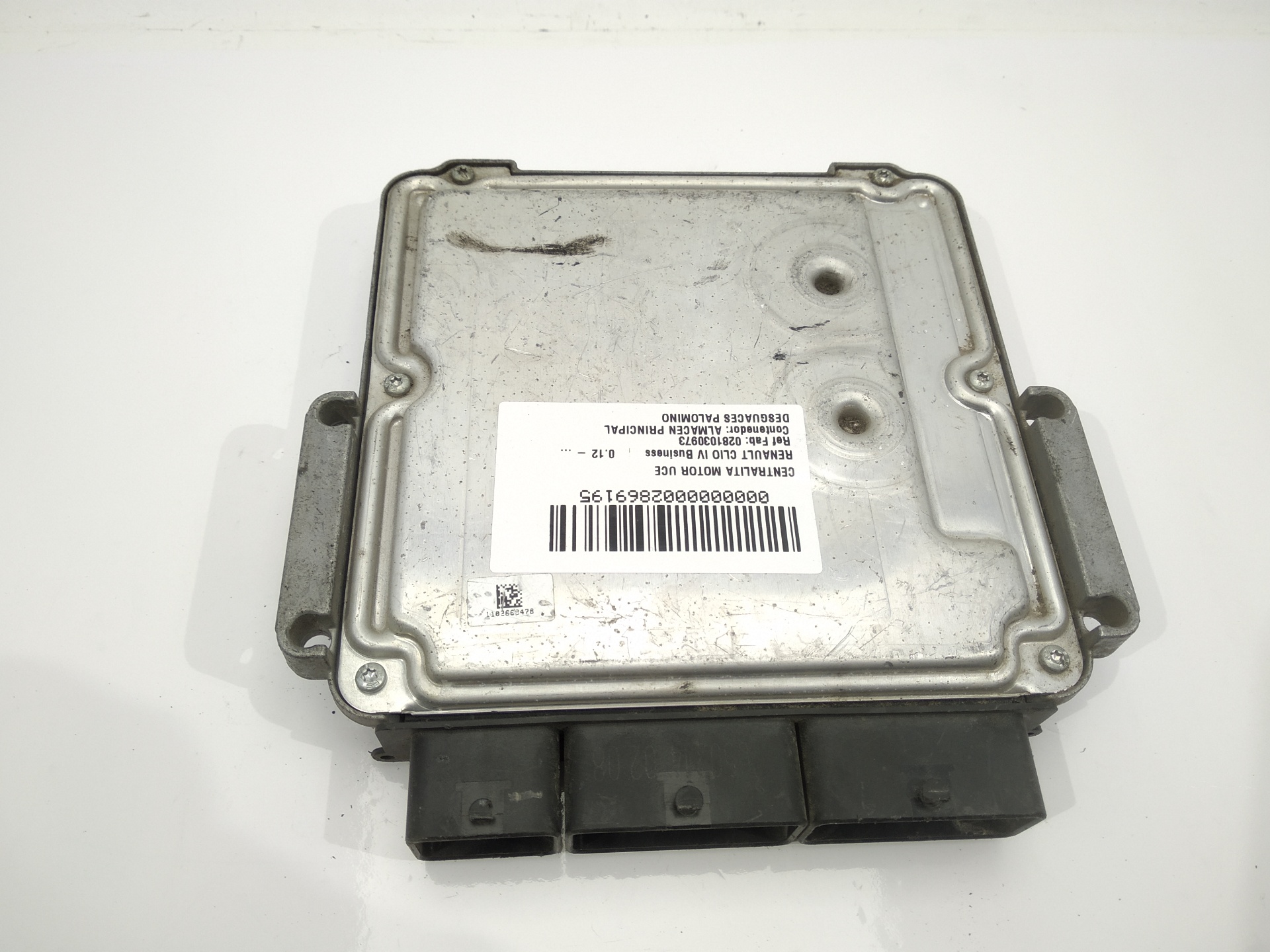 RENAULT Clio 4 generation (2012-2020) Moottorin ohjausyksikkö ECU 0281030973,0281030973,0281030973 24017643