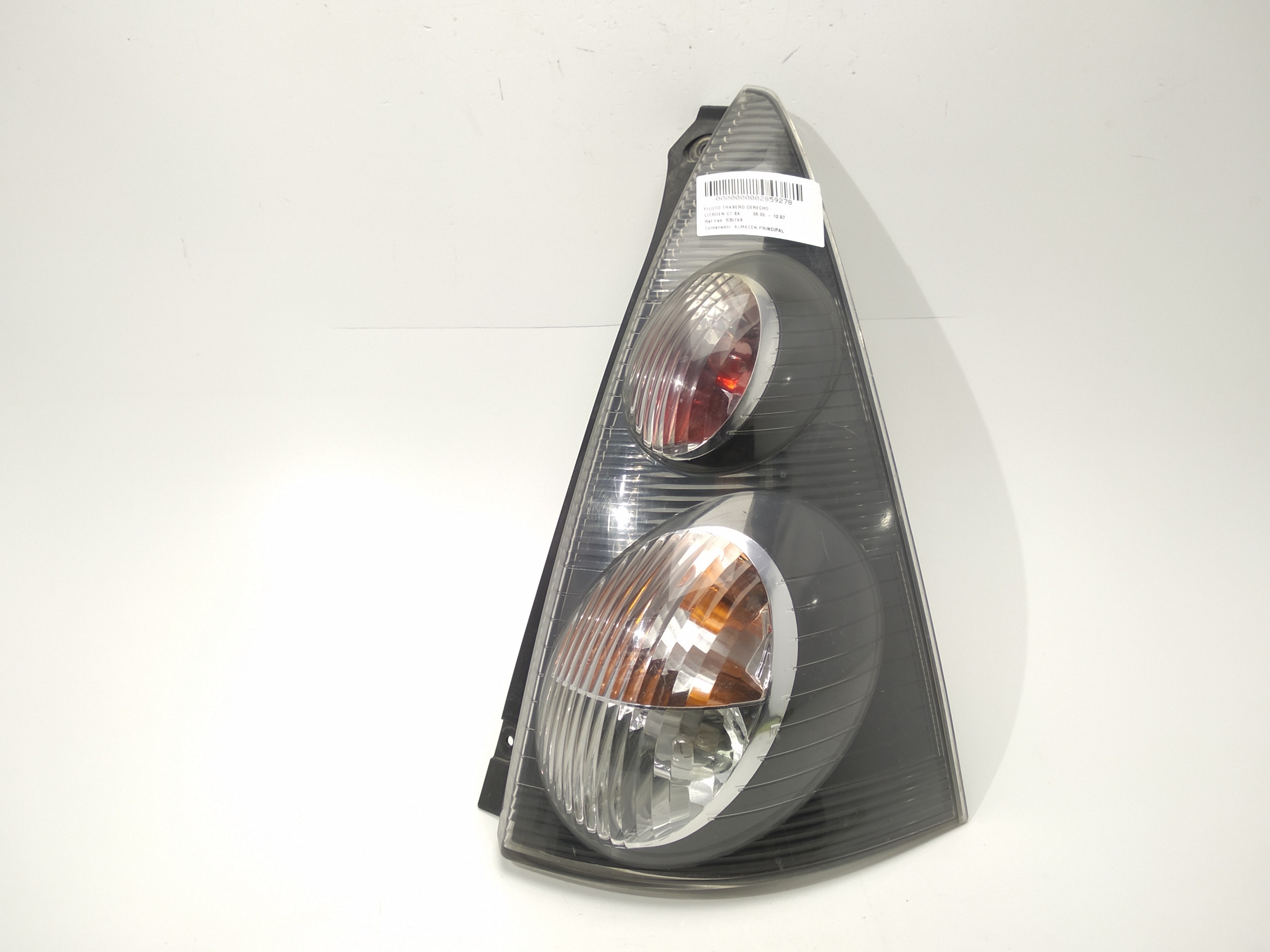 CITROËN C1 1 generation (2005-2016) Rear Right Taillight Lamp 6351X8, 6351X8, 6351X8 24667037
