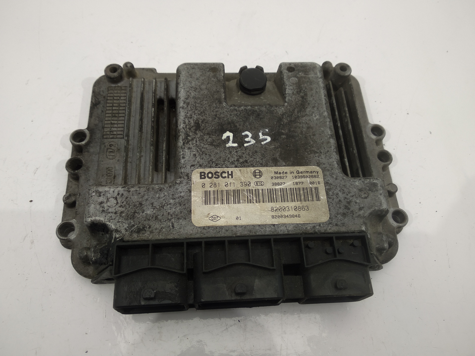 RENAULT Megane 2 generation (2002-2012) Motora vadības bloks 0281011390, 0281011390, 0281011390 24514249