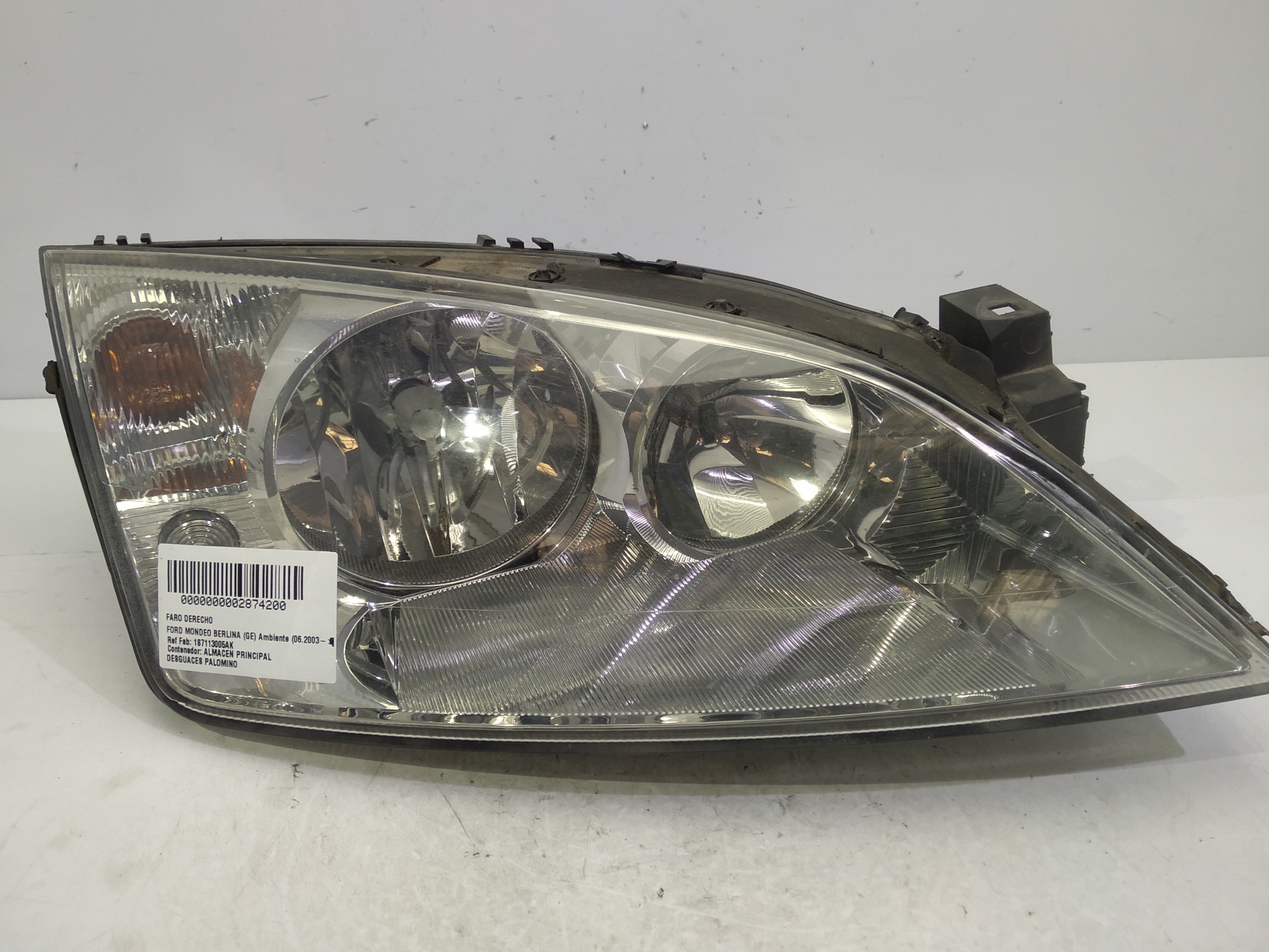 FORD Mondeo 3 generation (2000-2007) Front Right Headlight 1S7113005AK 25304293