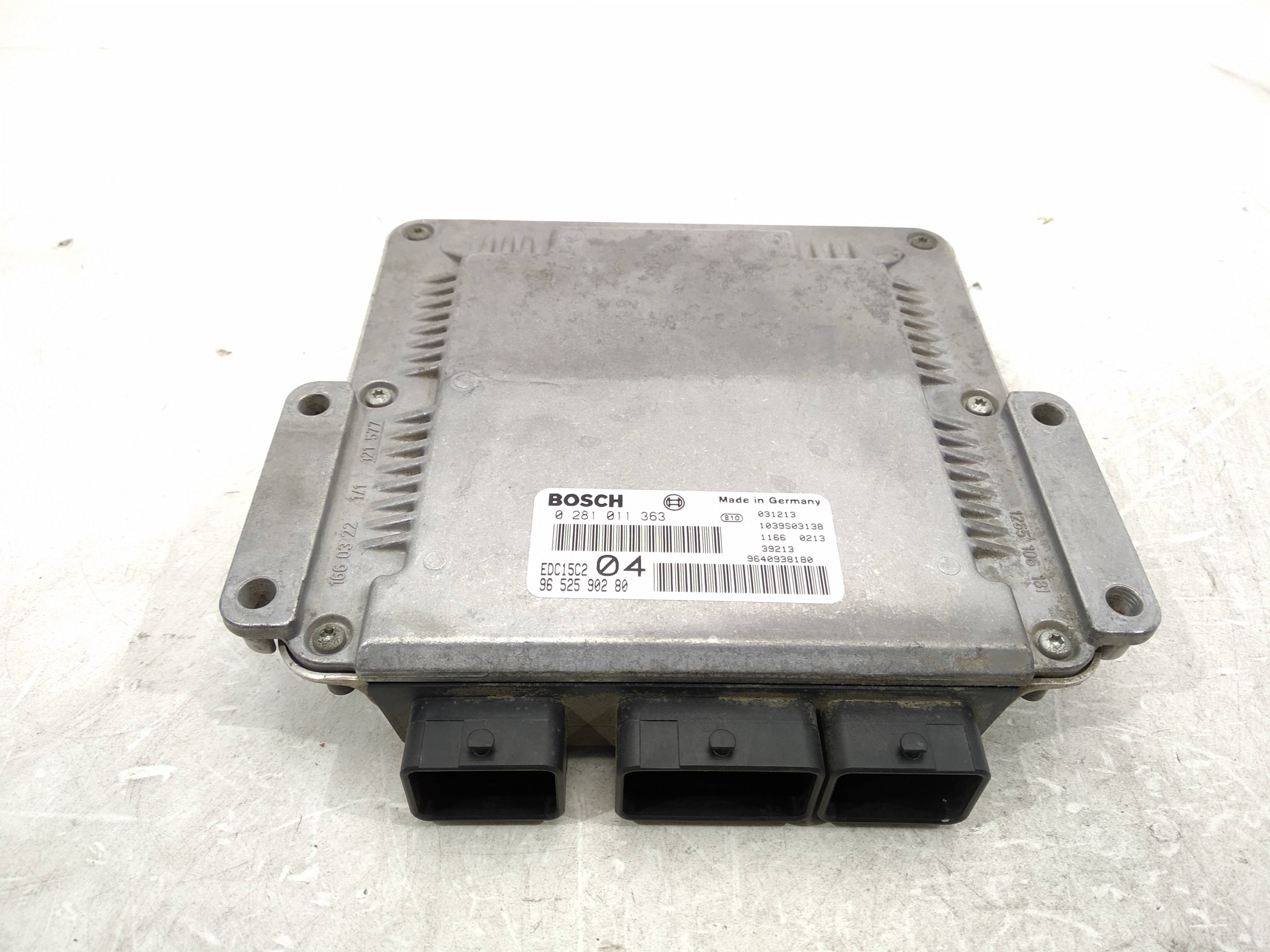 PEUGEOT 807 1 generation (2002-2012) Engine Control Unit ECU 0281011363,0281011363,0281011363 19316943