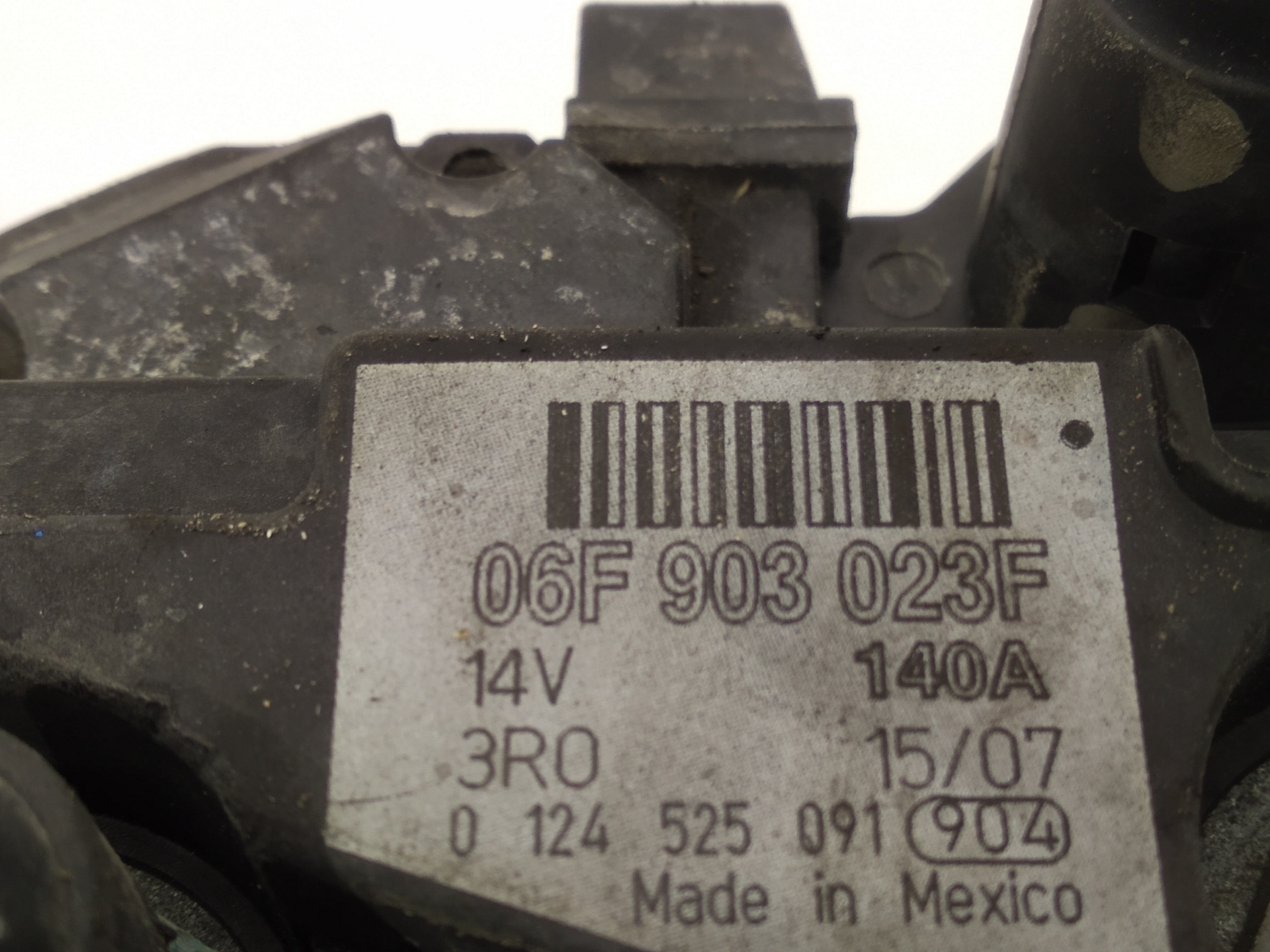 SEAT Toledo 3 generation (2004-2010) Dynamo 0124525091, 0124525091, 0124525091 24513565