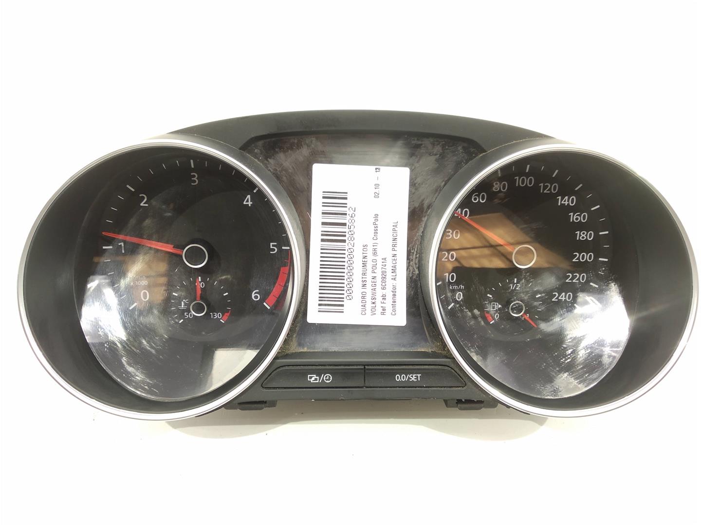 VOLKSWAGEN Polo 5 generation (2009-2017) Speedometer 6C0920741A, 6C0920741A, 6C0920741A 24603396