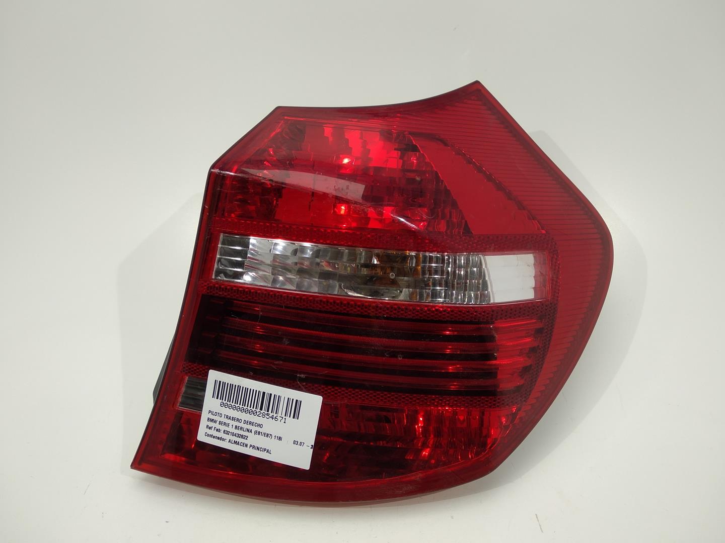 BMW 1 Series E81/E82/E87/E88 (2004-2013) Rear Right Taillight Lamp 63210432622, 63210432622, 63210432622 24666715