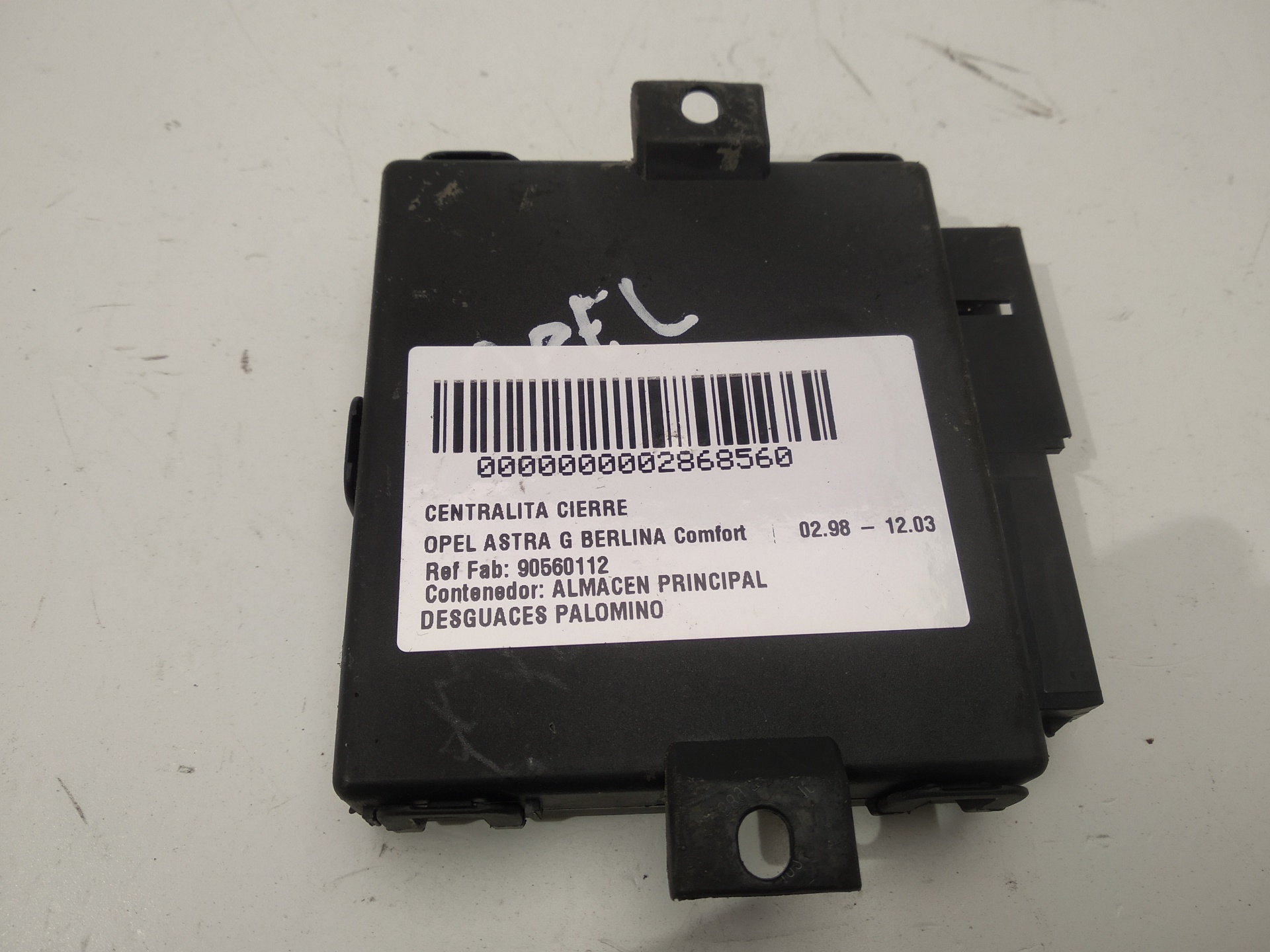 OPEL Astra H (2004-2014) Other Control Units 90560112, 90560112, 90560112 24513495