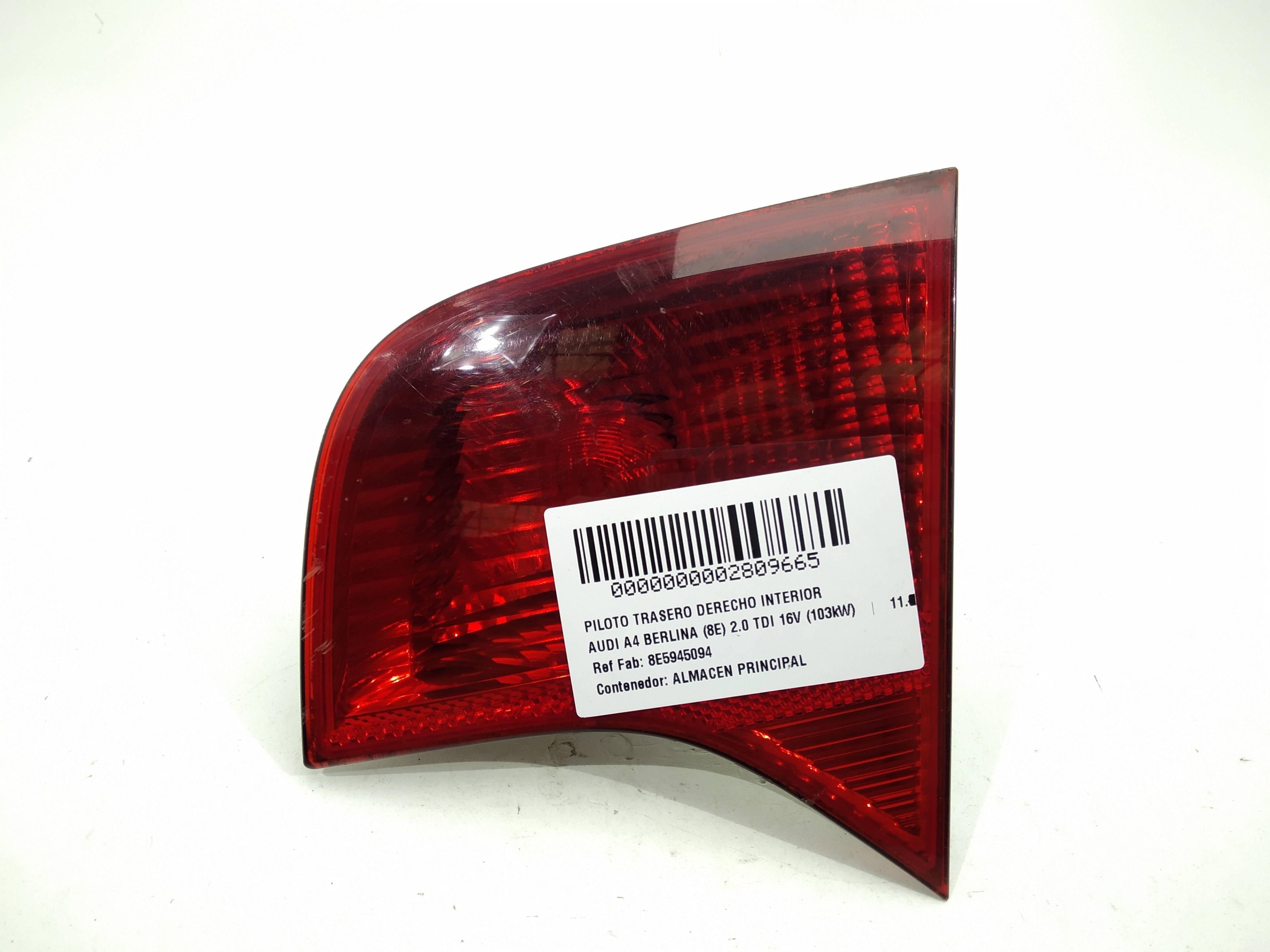 AUDI A4 B7/8E (2004-2008) Rear Right Taillight Lamp 8E5945094,8E5945094,8E5945094 24489478