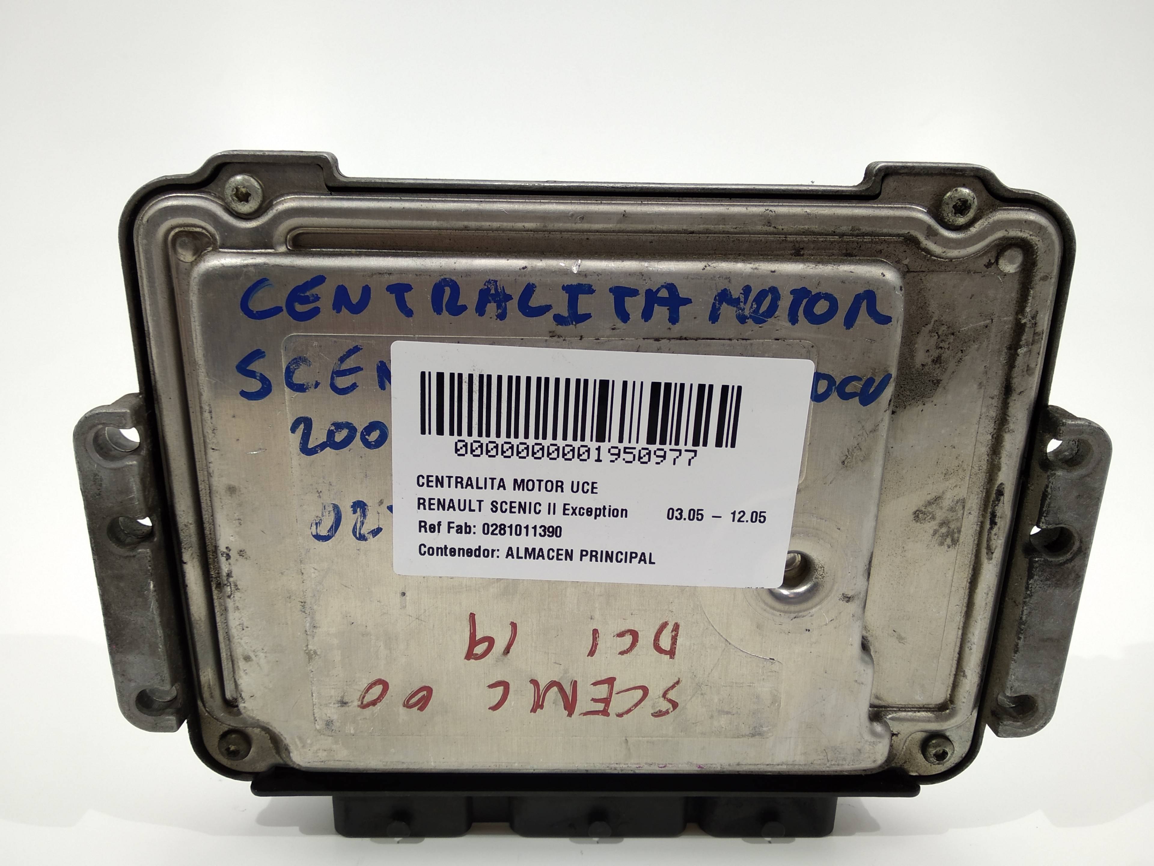 RENAULT Scenic 2 generation (2003-2010) Engine Control Unit ECU 0281011390, 0281011390, 0281011390 19106426