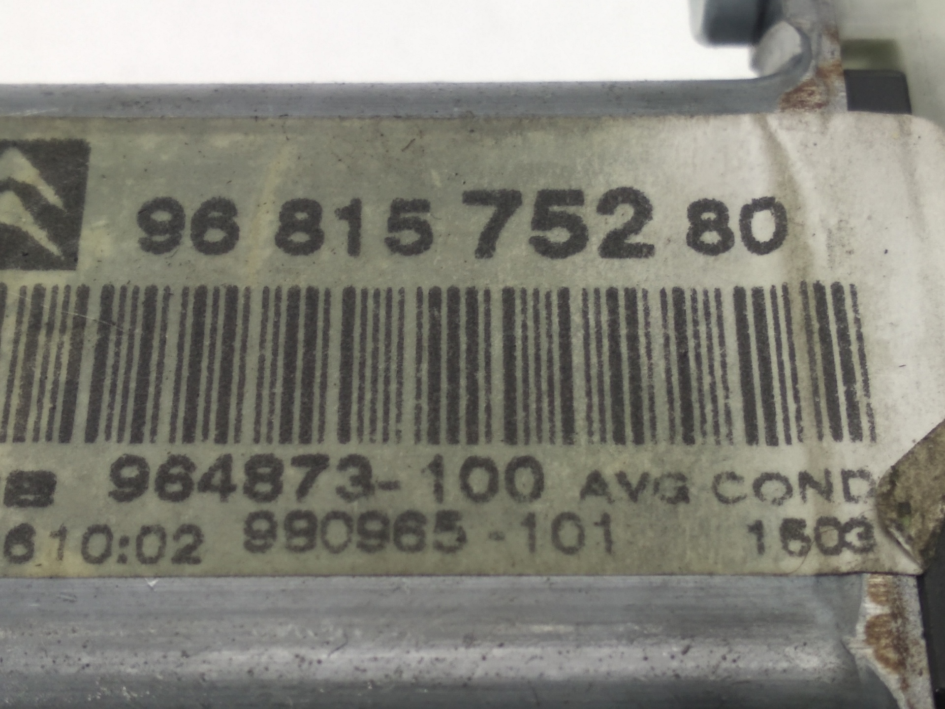 CITROËN C4 1 generation (2004-2011) Motor regulator geam ușă stânga față 9681575280, 9681575280, 9681575280 24512370