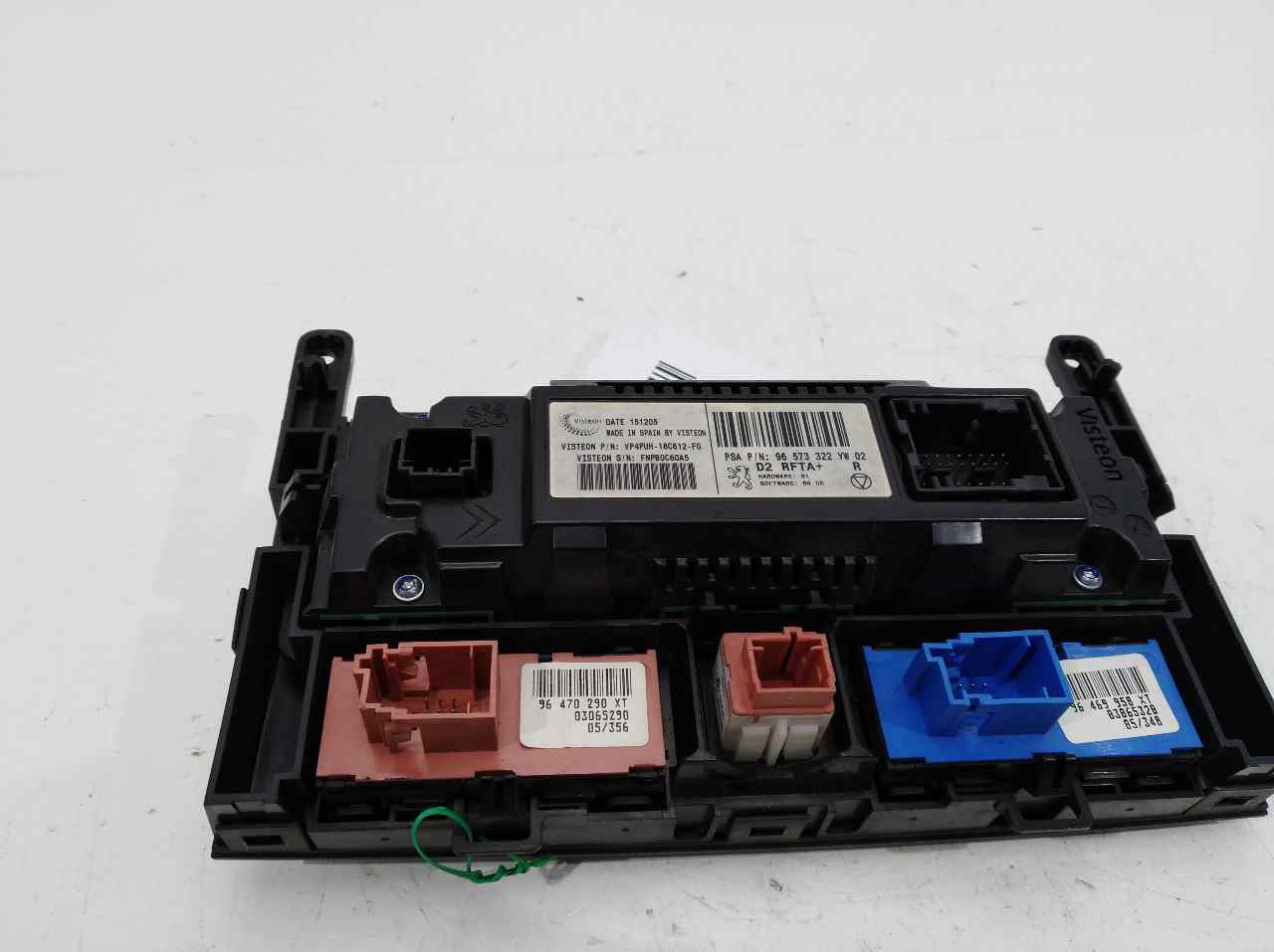 PEUGEOT 407 1 generation (2004-2010) Climate  Control Unit 96573322YW02,96573322YW02,96573322YW02 24513720