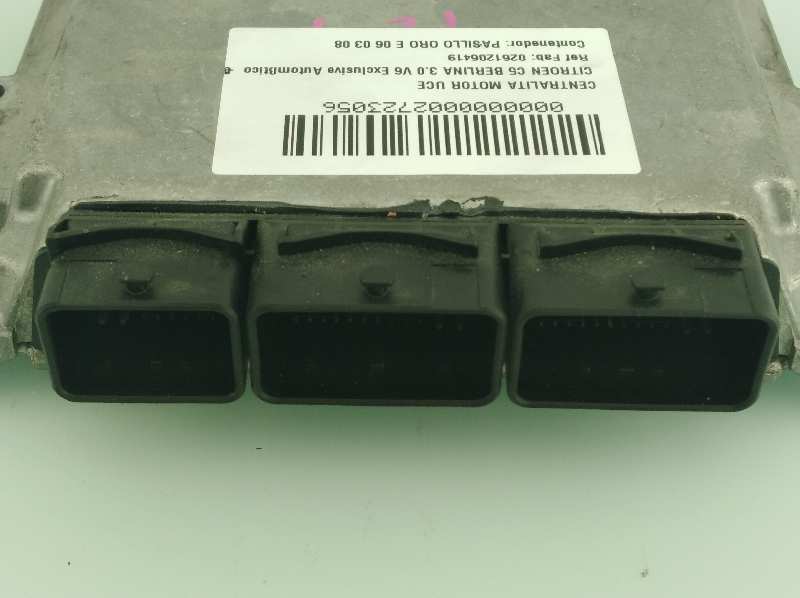 CITROËN C5 1 generation (2001-2008) Engine Control Unit ECU 0261206419, 0261206419 19218239