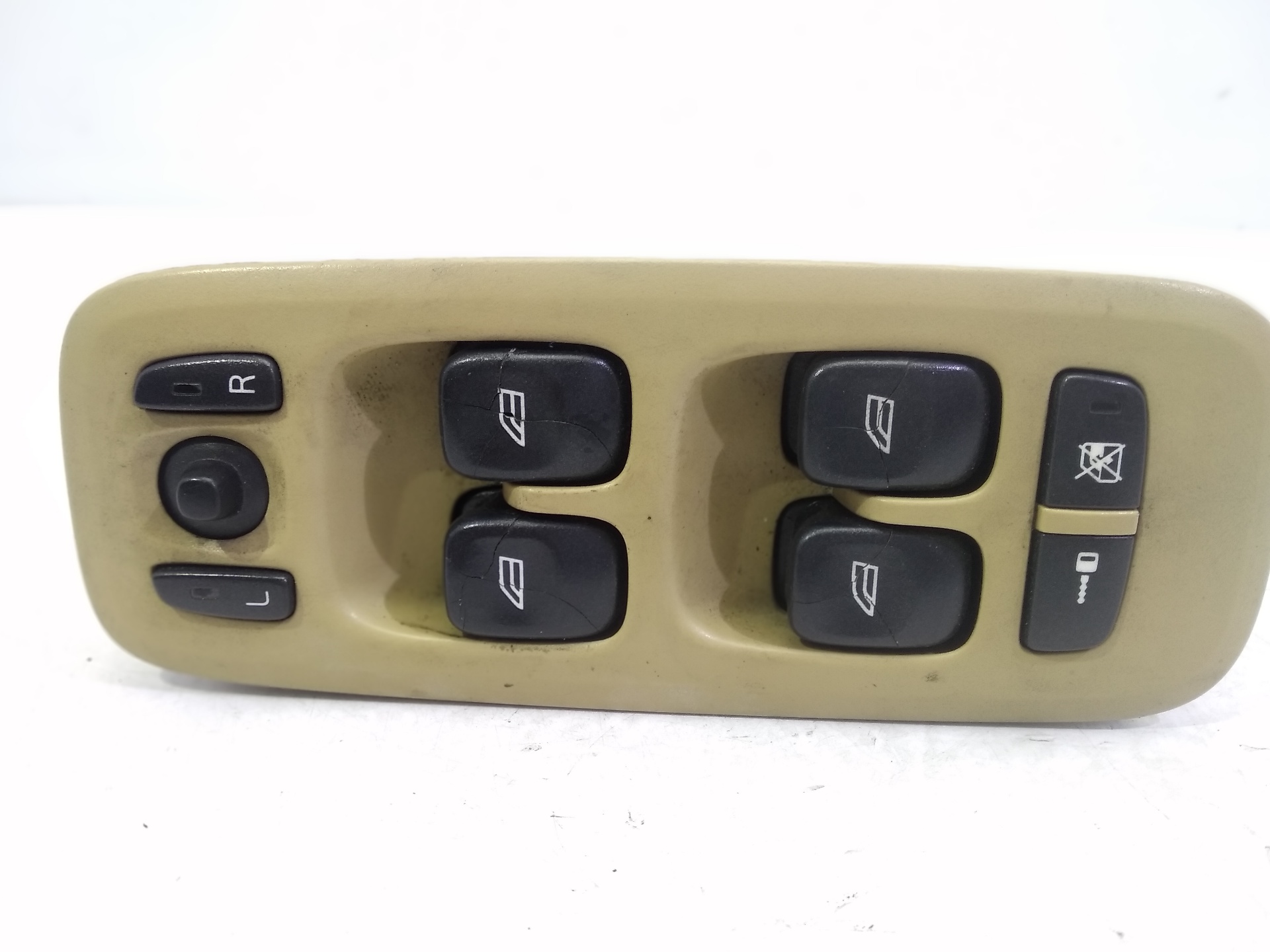 VOLVO S60 1 generation (2000-2009) Priekinių kairių durų langų pakėlimo mygtukai 30732816 25300664