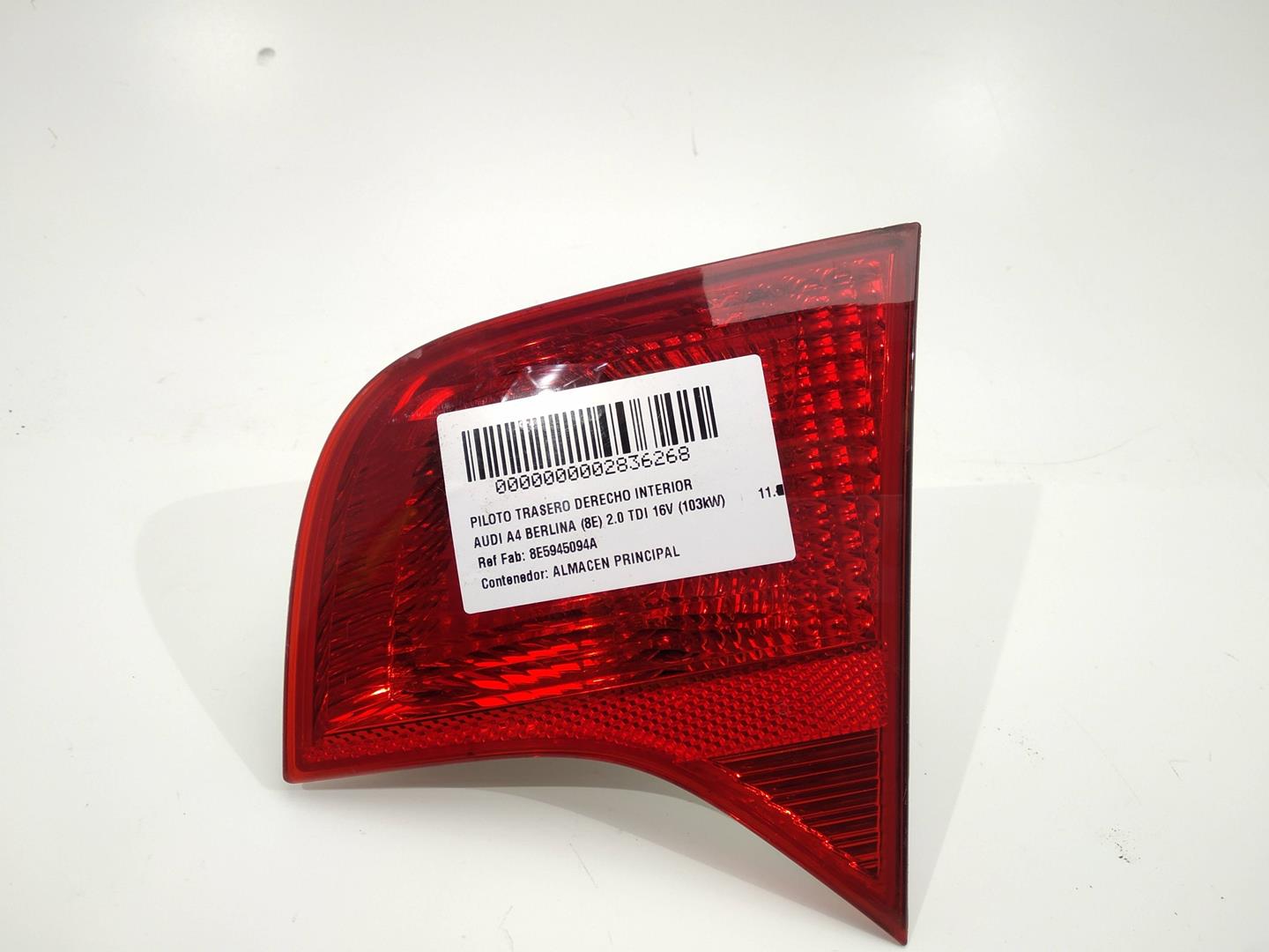 AUDI A4 B7/8E (2004-2008) Rear Right Taillight Lamp 8E5945094A, 8E5945094A, 8E5945094A 24511784