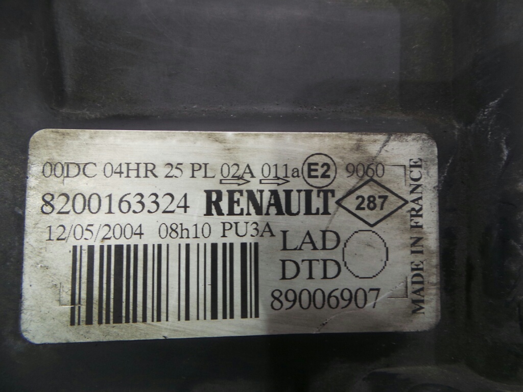 RENAULT Laguna 2 generation (2001-2007) Far dreapta față 8200163324,8200163324 18935867