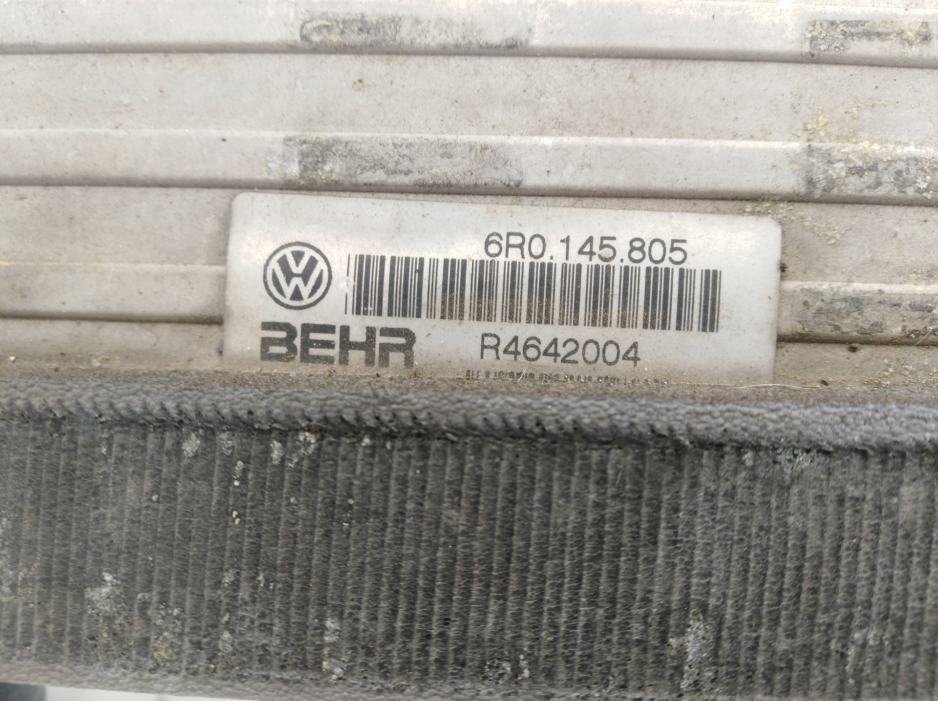 SEAT Ibiza 4 generation (2008-2017) Радиатор интеркулера 6R0145805 25298495