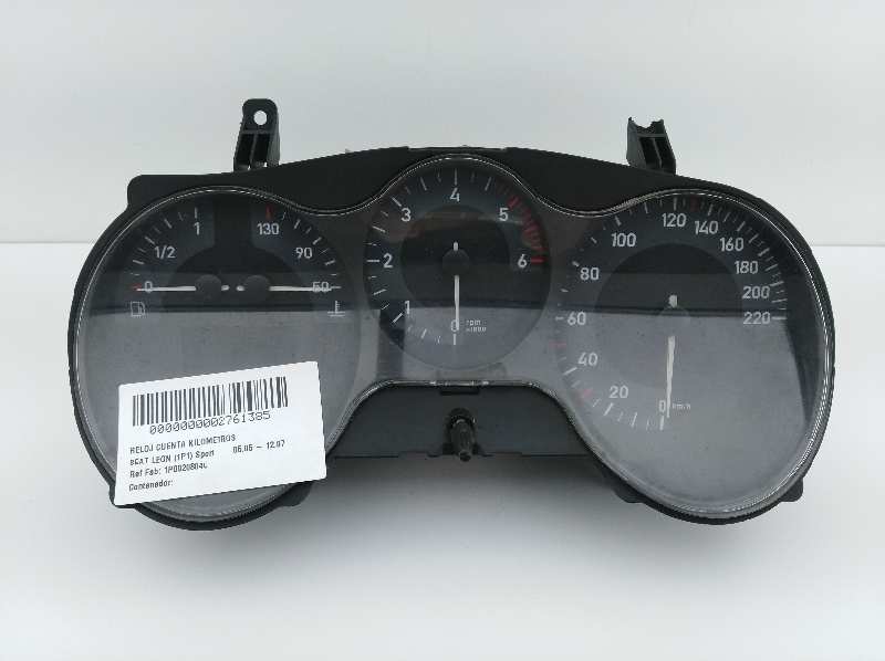 SEAT Leon 2 generation (2005-2012) Speedometer 1P0920804C, 1P0920804C 19259382