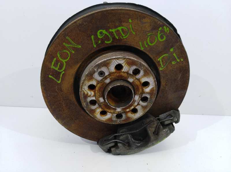 SEAT Leon 2 generation (2005-2012) Front Left Wheel Hub 1K0407255AA, 1K0407255AA, 1K0407255AA 19275252