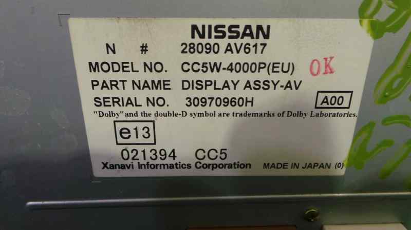 NISSAN Primera P12 (2001-2008) Kitos salono dalys 28090AV617, 28090AV617 24664047