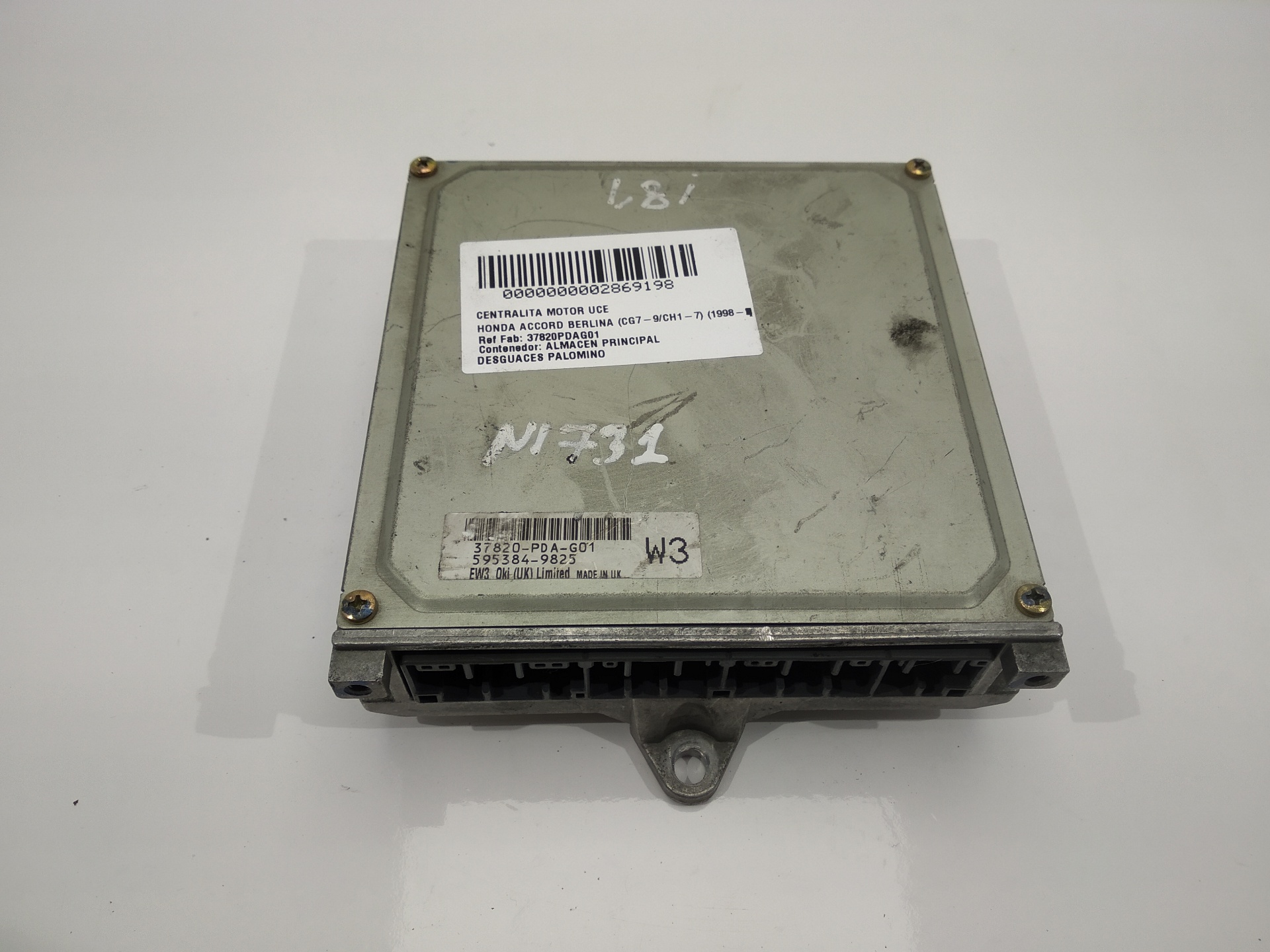 HONDA Accord 6 generation (1997-2002) Motorkontrollenhet ECU 37820PDAG01, 37820PDAG01, 37820PDAG01 24018042