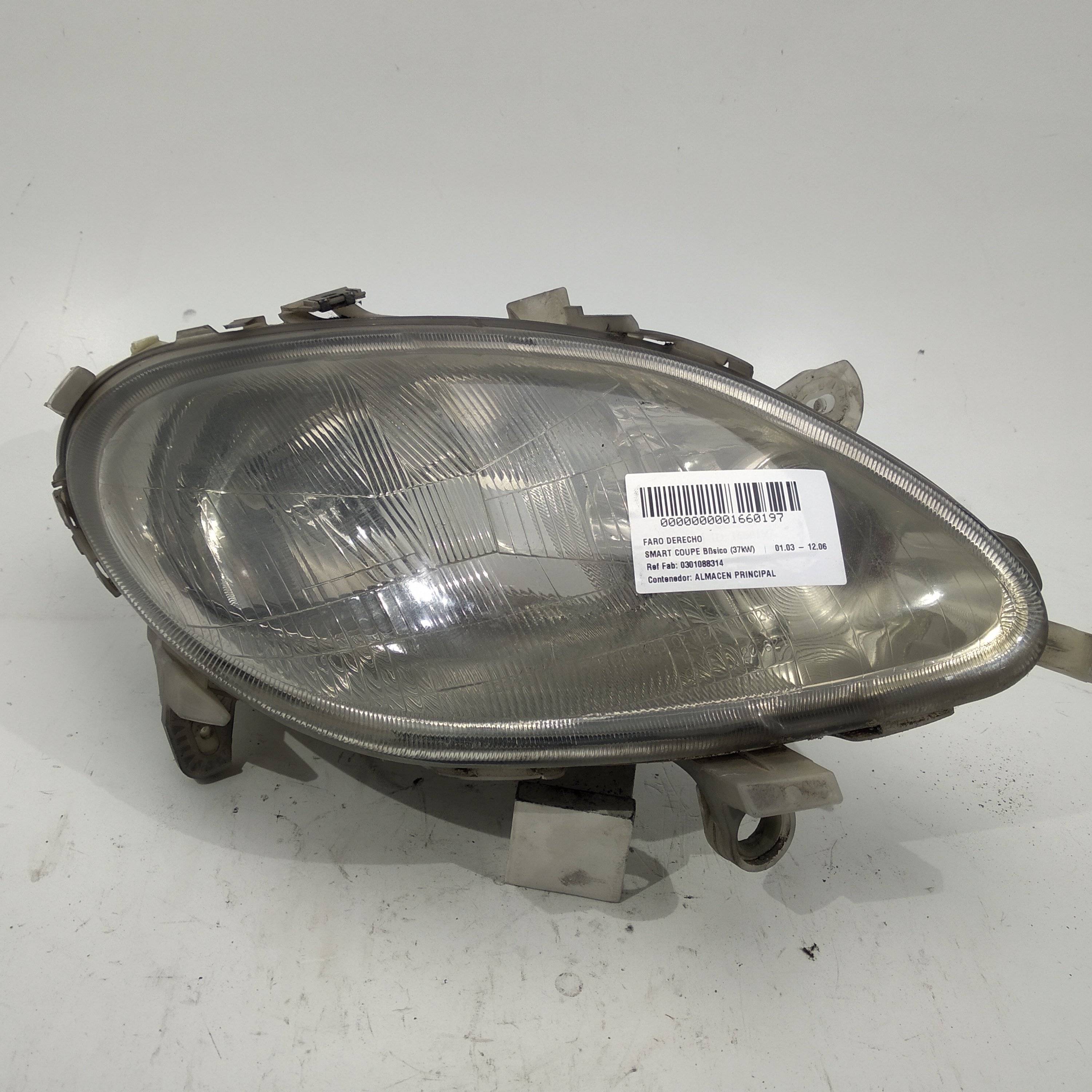 SMART Fortwo 1 generation (1998-2007) Front Right Headlight 0301088314,0301088314 19078132