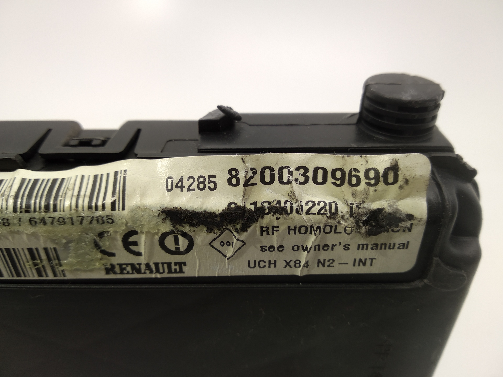 RENAULT Megane 2 generation (2002-2012) Fuse Box 8200309690, 8200309690, 8200309690 24513757