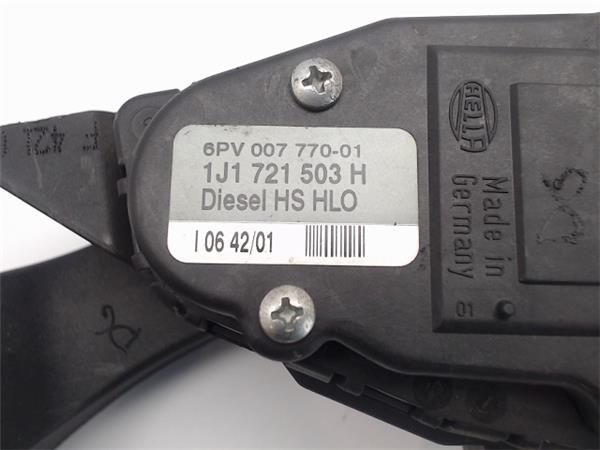 VOLKSWAGEN Golf 4 generation (1997-2006) Gasspedal 1J1721503H, 6PV00777001 24700369