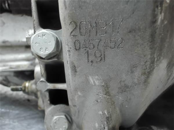 CITROËN C5 1 generation (2001-2008) Gearbox 20MB17 19592417