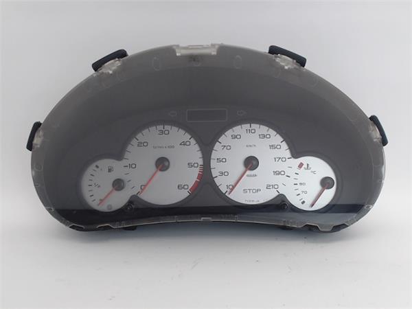 PEUGEOT 206 1 generation (1998-2009) Spidometras (Prietaisų skydelis) 9648836580 22970852