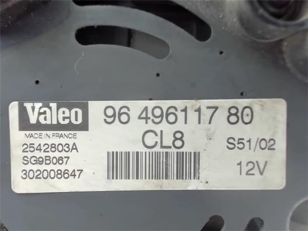 CITROËN C2 1 generation (2003-2009) Alternator 9649611780 20500366